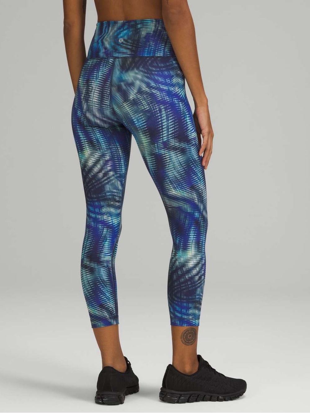 Lululemon Wunder Train HR Legging in Shapeshifter Flux Blue Multi 23”